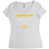 drone on Women's Triblend Scoop T-shirt