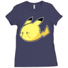 pikachu et boo Ladies Fitted T-Shirt
