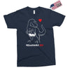 pregnant rex white and red color Exclusive T-shirt