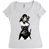 wonder woman Women's Triblend Scoop T-shirt