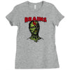 zombie brains Ladies Fitted T-Shirt