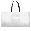 legends are born in october Weekender Totes