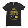 queens are born in 1990 Ladies Fitted T-Shirt