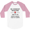 breakfast workout routine girls muscle top 3/4 Sleeve Shirt