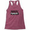 sunday funday t shirt funny jersey shore football Racerback Tank
