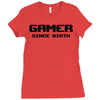 gamer since birth Ladies Fitted T-Shirt