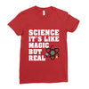 Science It's Like Magic But Real Ladies Fitted T-Shirt
