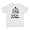 You Cant Scare Me I am Biker Brother Youth Tee