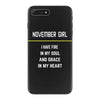 November Girl iPhone 7 Plus Case
