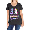 3rd grade squad Ladies Curvy T-Shirt