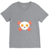 Bacon Egg Skull V-Neck Tee
