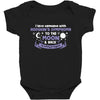 I Love Someone with Hodgkin's Cancer to The Moon and Back to Infinity Baby Bodysuit