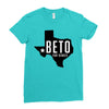 Beto For Senate Texas Map Ladies Fitted T-Shirt