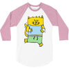 meow is running 3/4 Sleeve Shirt