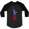 4th of july 3/4 Sleeve Shirt