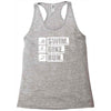 v6 swim bike run Racerback Tank