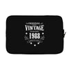original parts vintage established 1988 perfectly aged Laptop sleeve