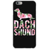dachshund floral iPhone 6/6s Case