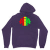 rasta skull and crossbones reggae dub club rave Hoodie