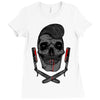 pomade style Ladies Fitted T-Shirt