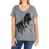 freddy krueger gloves Ladies Curvy T-Shirt