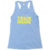 insane gym training bodybuilding workout keepfit weightlifting Racerback Tank