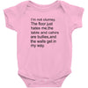 i'm not clumsy Baby Bodysuit
