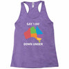 say i do down under Racerback Tank