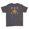 cookie monster gingerbread man ugly christmas sweater Youth Tee