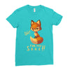 oh, for fox sake Ladies Fitted T-Shirt