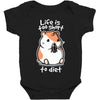 fat life Baby Bodysuit