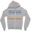 earth is not flat Zipper Hoodie