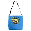 quint's shark fishing Adjustable Strap Totes