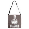 flasher camera Adjustable Strap Totes