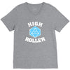 high roller 20 sided die V-Neck Tee