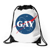 Nasa Parody Gay Drawstring Bags