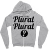 what's the plural of plural Zipper Hoodie