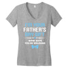 I'm Your Father's Day Gift Mom Says You're Welcome Baby Boy Women's V-Neck T-Shirt
