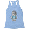 wind up cyberman Racerback Tank