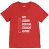 Lgbt Checklist V-Neck Tee