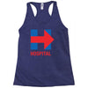 hillary hospital Racerback Tank