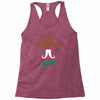 ladies sombrero  funny retro mexico mustache designer Racerback Tank