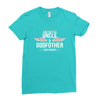 i have two titles uncle and godfather Ladies Fitted T-Shirt