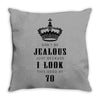 Don't Be Jealous Just Because Look This Good At 70 Throw Pillow