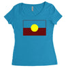 australian aboriginal Women's Triblend Scoop T-shirt
