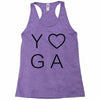 yoga heart Racerback Tank