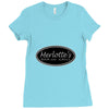 merlottes bar and grill t shirt Ladies Fitted T-Shirt