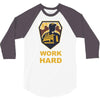 work hard 3/4 Sleeve Shirt
