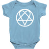 him heartagram new Baby Onesie