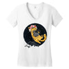 rebel cattack Women's V-Neck T-Shirt